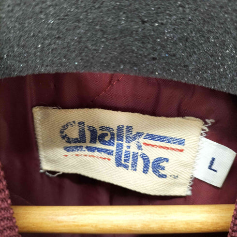 チョークライン Chalk Line 90S MADE IN USA チームロゴデザインスタジャン メンズ import:L