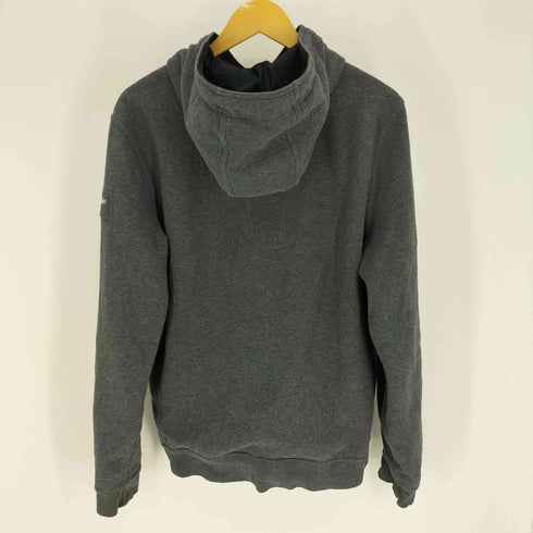 アバクロンビーアンドフィッチ Abercrombie & Fitch ロゴ 刺繍 リバーシブル ジップアップ パーカー メンズ import:M