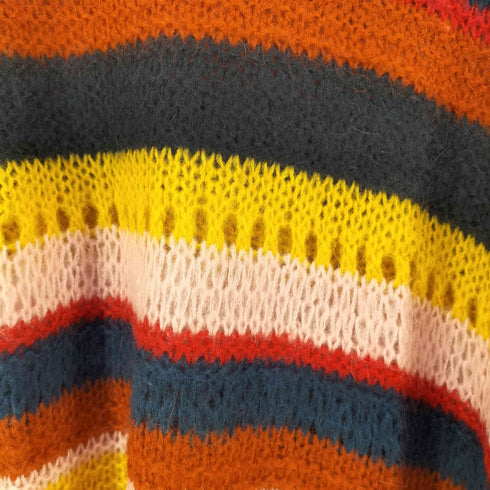 ザラ ZARA Oversized Mohair Striped Sweater レディース import:S