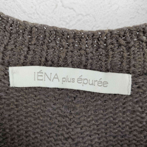 イエナ IENA plus epuree リネンシルク カーディガン レディース