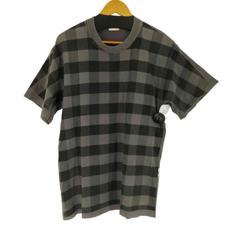グッドイナフ GOODENOUGH 90~00s UK チェックプリントクルーネックTシャツ メンズ