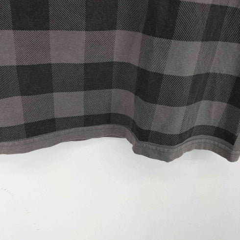 グッドイナフ GOODENOUGH 90~00s UK チェックプリントクルーネックTシャツ メンズ
