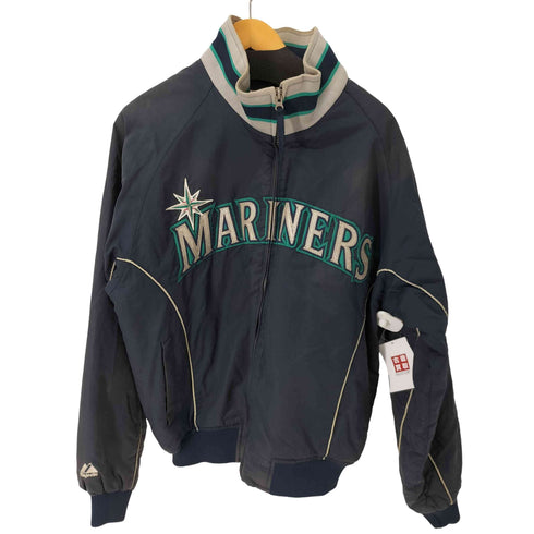 マジェスティックアスレチック Majestic ATHELETIC 90-00S チームロゴデザインナイロンスタジャン メンズ import:M