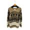 ブフト bukht JACQUARD SWEATER アルパカ混 ペルーニットセーター メンズ JPN:2