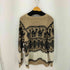 ブフト bukht JACQUARD SWEATER アルパカ混 ペルーニットセーター メンズ JPN:2