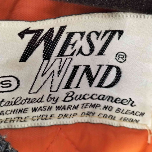 ウェストウィンド WEST WIND 90S チームロゴナイロンスタジャン メンズ import:S