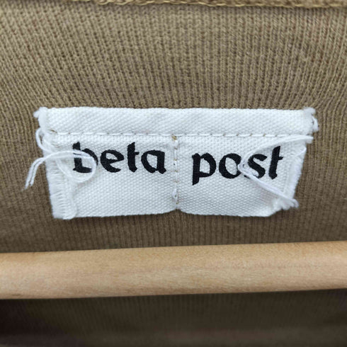 BETA POST straw sleeve basque shirt メンズ JPN:4