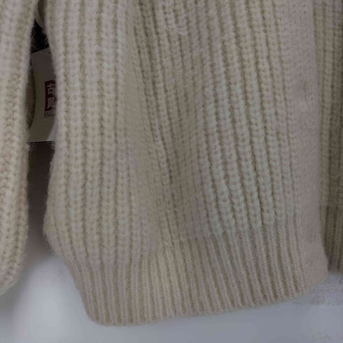 マウジー moussy TUCK SLEEVE KNIT カーディガン レディース FREE