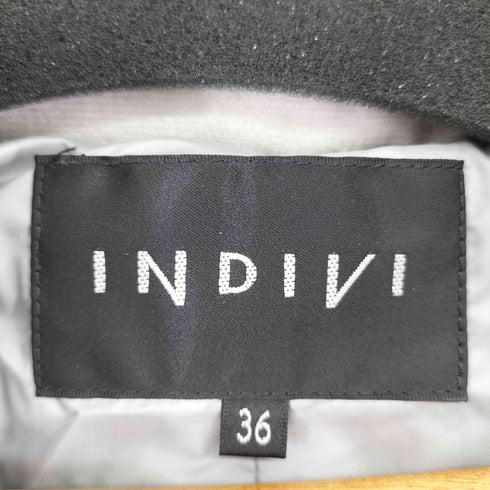 インディヴィ INDIVI キルティング ダウンコート レディース