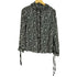 ザラ ZARA リボンタイ付き 総柄ブラウス レディース import:S