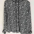 ザラ ZARA リボンタイ付き 総柄ブラウス レディース import:S