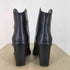 ザラ ZARA black Leather Ankle Boots レディース JPN:36