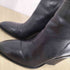 ザラ ZARA black Leather Ankle Boots レディース JPN:36