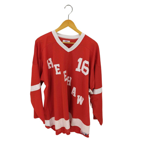 イーアールエル ERL 22SS HEEHAW mesh football T-shirt メンズ import:XL