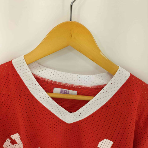 イーアールエル ERL 22SS HEEHAW mesh football T-shirt メンズ import:XL