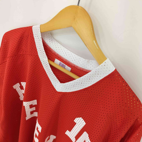 イーアールエル ERL 22SS HEEHAW mesh football T-shirt メンズ import:XL