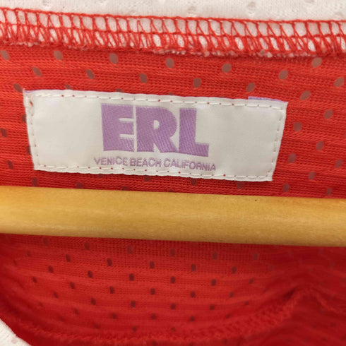 イーアールエル ERL 22SS HEEHAW mesh football T-shirt メンズ import:XL