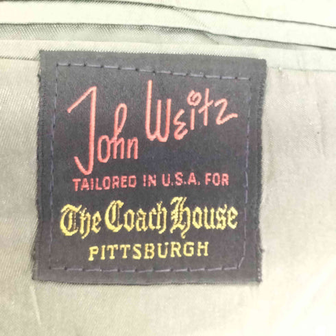 JOHN WEITZ 70S~ TAILORED IN USA ストライプテーラードジャケット メンズ