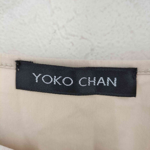 ヨーコチャン YOKO CHAN ノースリーブ スキッパーブラウス レディース FREE