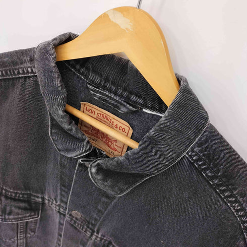 リーバイス Levis 00S 70507 後染め ブラックデニムジャケット ビッグサイズ XXL メンズ import:XXL