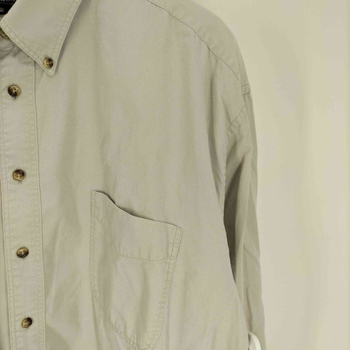 クラフトアンドバロー Croft&Barrow 90S コットン B.D. シャツ メンズ import:XL