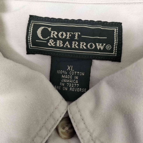 クラフトアンドバロー Croft&Barrow 90S コットン B.D. シャツ メンズ import:XL