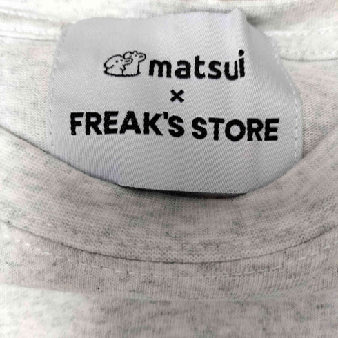 フリークスストア FREAKS STORE 24AW DJ 別注 バックプリント ロングスリーブ クルーネック Tシャツ メンズ JPN:M