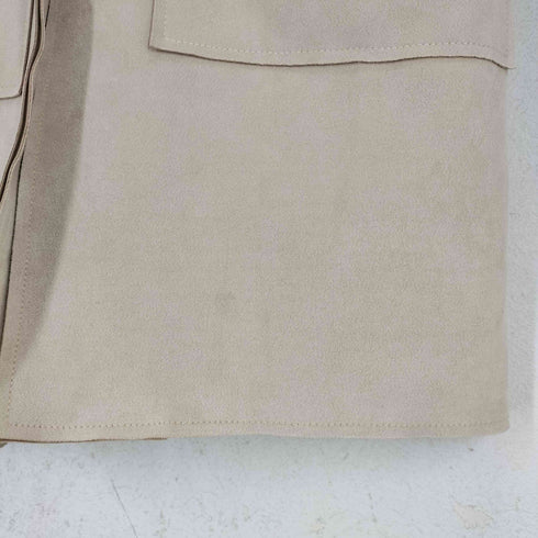ザラ ZARA ノーカラーコート レディース import:S