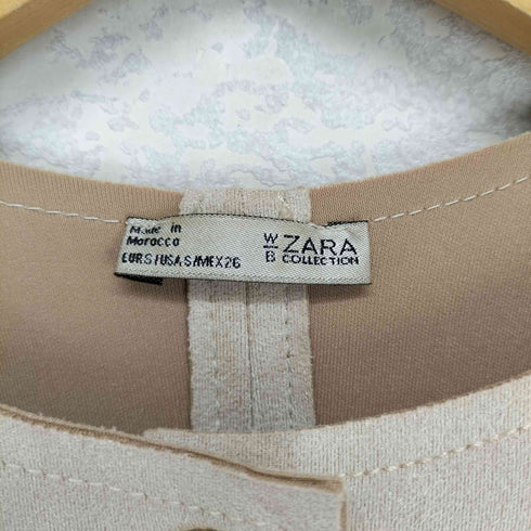 ザラ ZARA ノーカラーコート レディース import:S