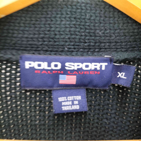 ポロスポーツラルフローレン POLO SPORT RALPH LAUREN ポニー刺繍バイカラーボーダーニット メンズ JPN:XL