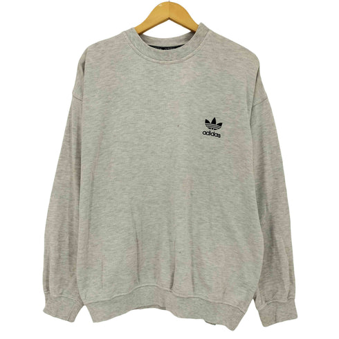 アディダス adidas 80s トレフォイルロゴ モックネックスウェット メンズ