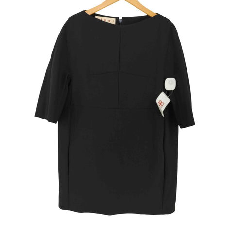 マルニ MARNI ウールコットン 半袖ワンピース レディース