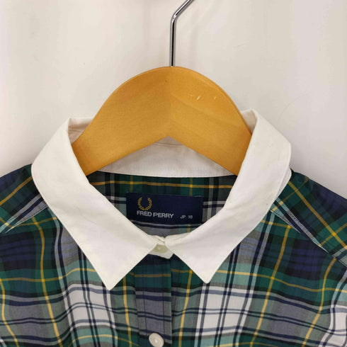 フレッドペリー FRED PERRY ブリティッシュチェック L/S シャツ レディース 10