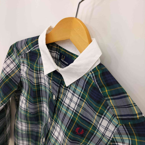フレッドペリー FRED PERRY ブリティッシュチェック L/S シャツ レディース 10