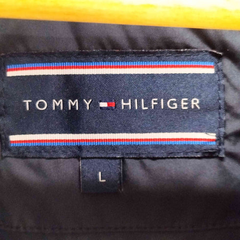 トミーヒルフィガー TOMMY HILFIGER ワンポイントロゴ刺繍 中綿ジャケット メンズ import:L