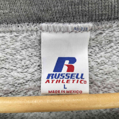 ラッセルアスレチック RUSSELL ATHLETIC 90S メキシコ製 Vガゼット 無地 クルーネック スウェット メンズ JPN:L