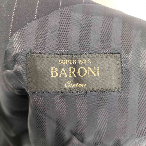 BARONI ストライプテーラードジャケット SUPER 150S メンズ 46L