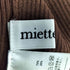 ミエット miette 配色フィンガーリブニット レディース FREE
