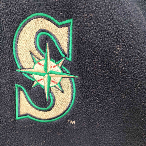 エムエルビー MLB フロント刺繍 フリースジャケット メンズ import:L