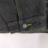MOJEANS オーバーサイズブラックデニムジャケット ステッチデザイン B系 マルチポケット メンズ 6XL