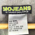 MOJEANS オーバーサイズブラックデニムジャケット ステッチデザイン B系 マルチポケット メンズ 6XL
