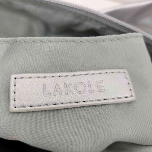 ラコレ LAKOLE メタリック ショルダーバック レディース