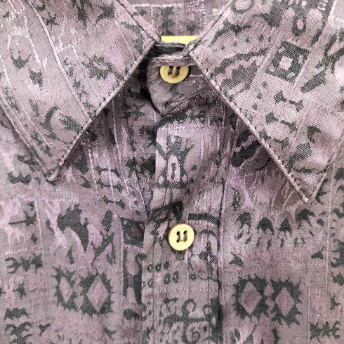 総柄シャツ メンズ XL
