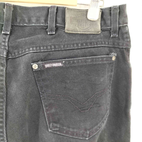 ハーレーダビッドソン HARLEY-DAVIDSON USA製 TRADITIONAL ブラックデニムパンツ メンズ 38inch