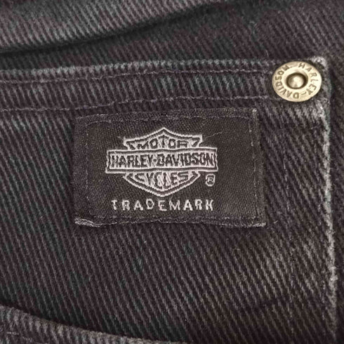 ハーレーダビッドソン HARLEY-DAVIDSON USA製 TRADITIONAL ブラックデニムパンツ メンズ 38inch