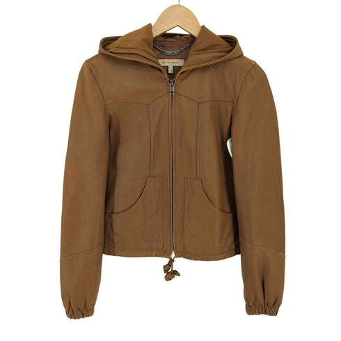 シーバイクロエ SEE BY CHLOE レザー ジップアップパーカー レディース EUR:38