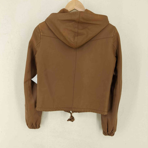 シーバイクロエ SEE BY CHLOE レザー ジップアップパーカー レディース EUR:38