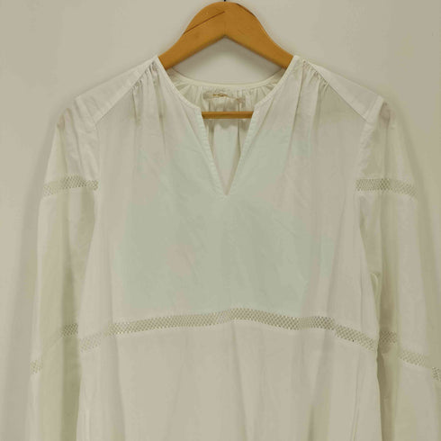 ヌキテパ NE QUITTEZ PAS ポプリンレース ロングドレス ワンピース レディース import:M