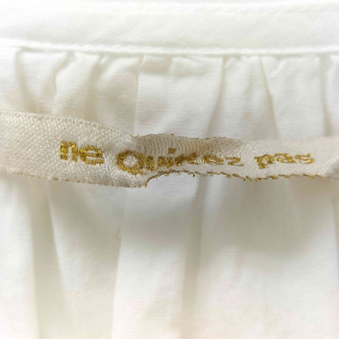 ヌキテパ NE QUITTEZ PAS ポプリンレース ロングドレス ワンピース レディース import:M