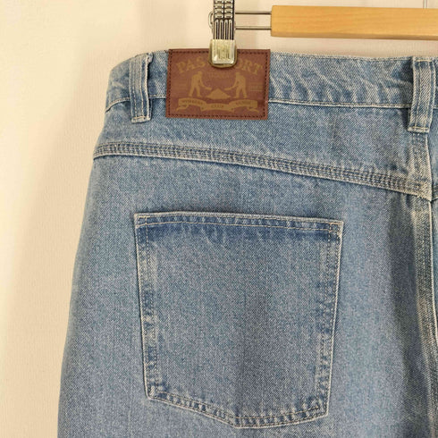 パスポート PASSPORT WORKERS CLUB JEAN WASHED LIGHT BLUE メンズ 38